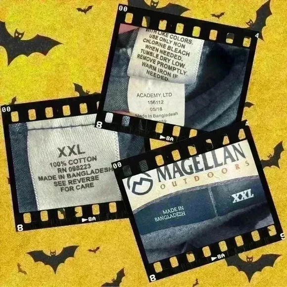 Magellan Outdoors XXL Button-Down Shirt, Denim Blue - Picture 3 of 3